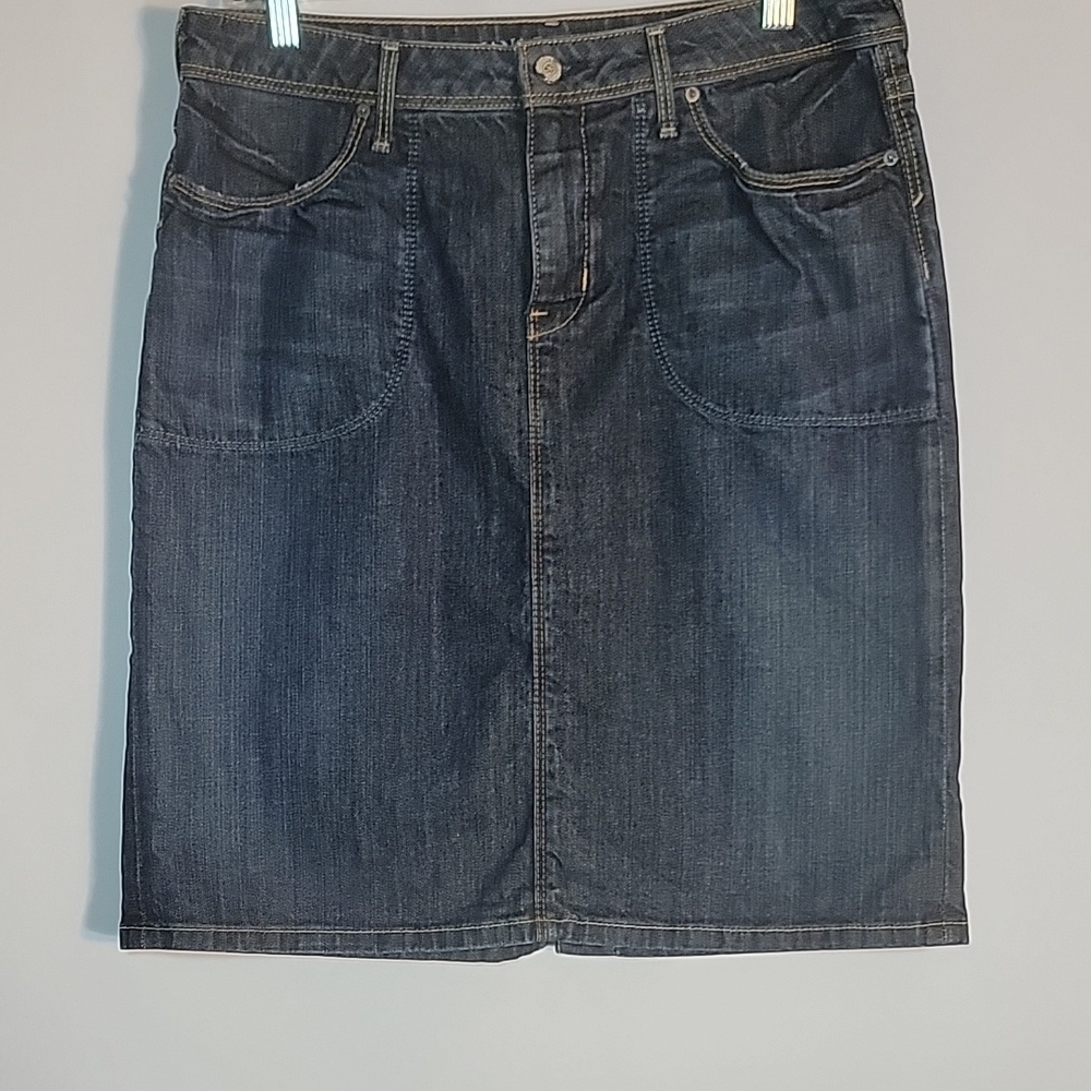 BANANA REPUBLIC Denim Skirt Knee-length Casual Pencil